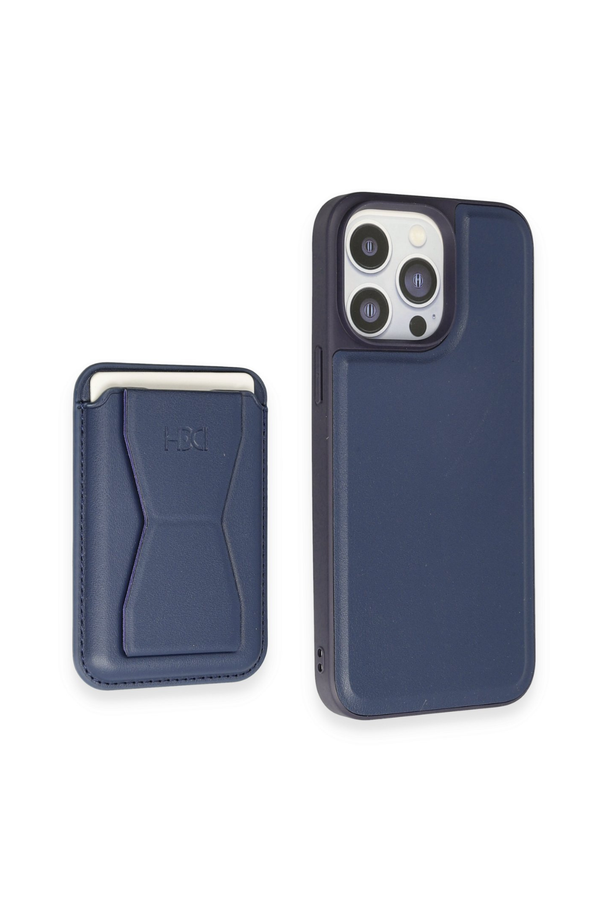 iPhone 15 Pro Kılıf HDd Deri Luxury Magnet Kartvizitli Kapak