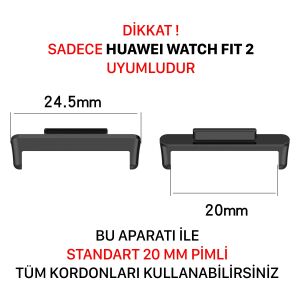 Huawei Fit 2 İçin 20 Mm Kordon Dönüştürücü