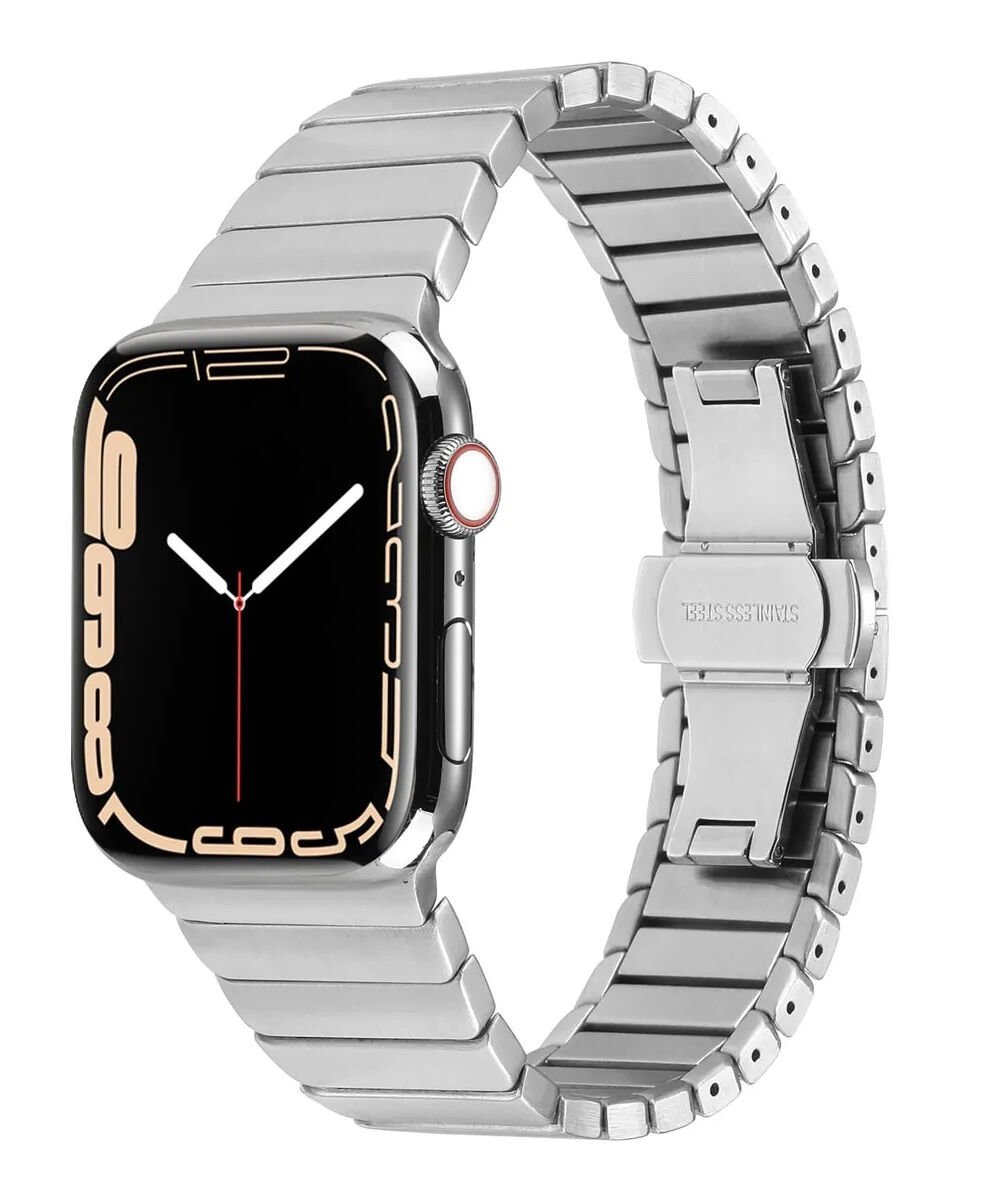 Apple Watch Uyumlu Balık Sırtı Çelik Kordon