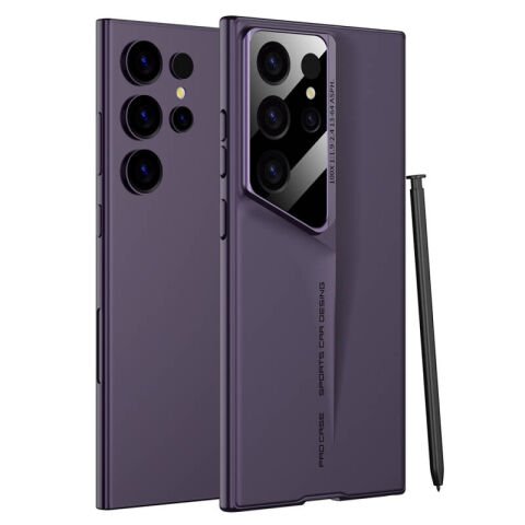 Samsung S24 Ultra Kılıf Ultra İnce Kamera Korumalı Sert Rubber Zore Procase Kılıf Siyah
