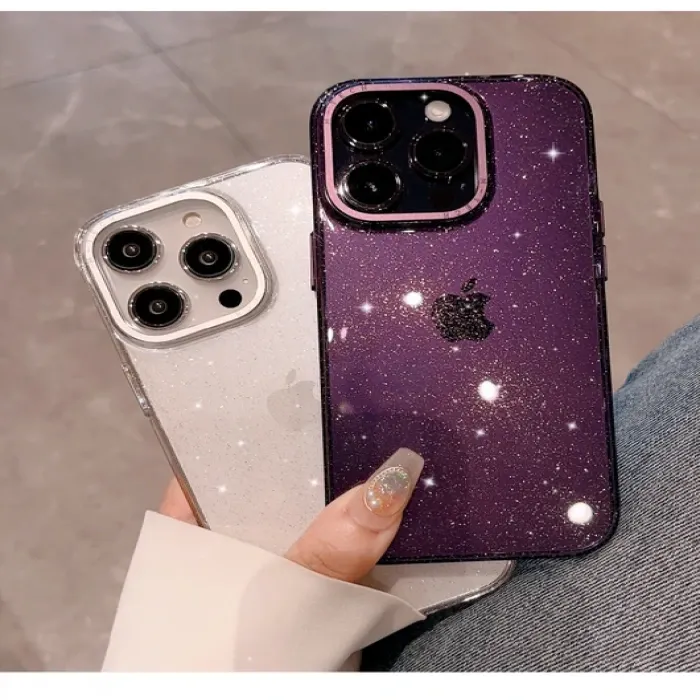 iphone 13 Pro Max Simli Metal Çerceve Kamera Korumalı Kılıf