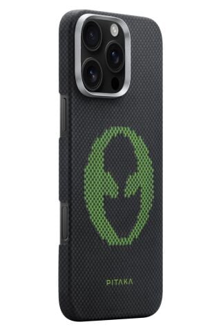 PİTAKA Tactile Woven iPhone 16 Pro Max MagSafe Uyumlu Kılıf Alien