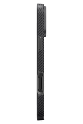 PİTAKA Classic Military-Grade iPhone 16 Pro MagSafe Uyumlu Aramid Fiber Kılıf Siyah