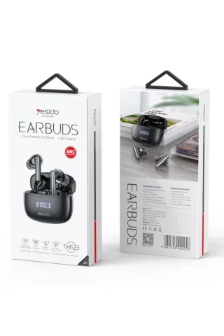 Yesido TWS23 Kablosuz Airpods Kulaklık - Siyah