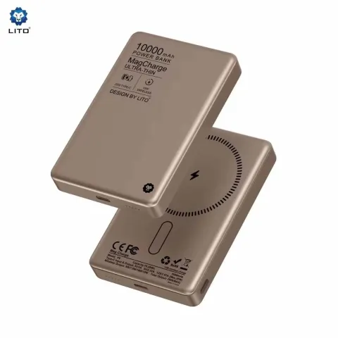Lito LP01 Kablosuz Manyetik Powerbank 10000Mah
