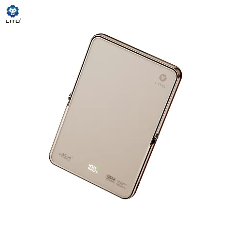 LITO LP03 15W Ultra AI 5’i 1 Arada 5000 Mah Manyetik Power Bank ÇÖL TİTANYUM