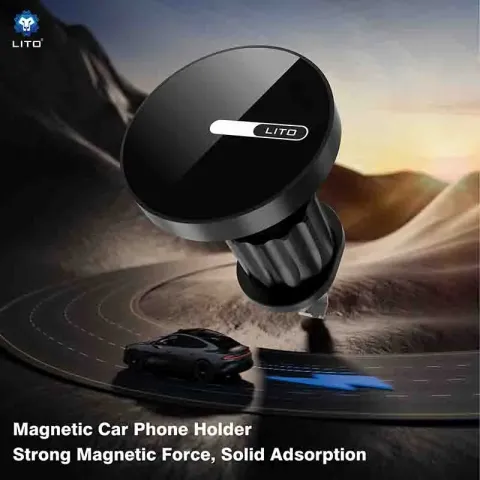 LITO LT-W05 Mıknatıslı 360 Derece Dönebilen Manyetik Araç Telefonu Tutucusu