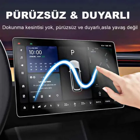 Tesla Model 3/Y Ekran Koruyucu, Tesla M+ 0.3mm 2.5D