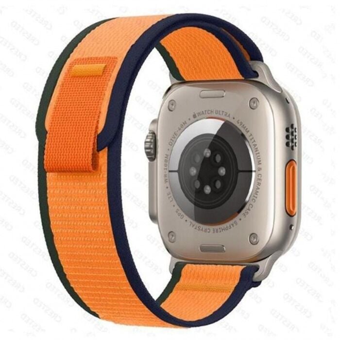 Apple Watch Uyumlu Trail Kumaş Kordon Turuncu