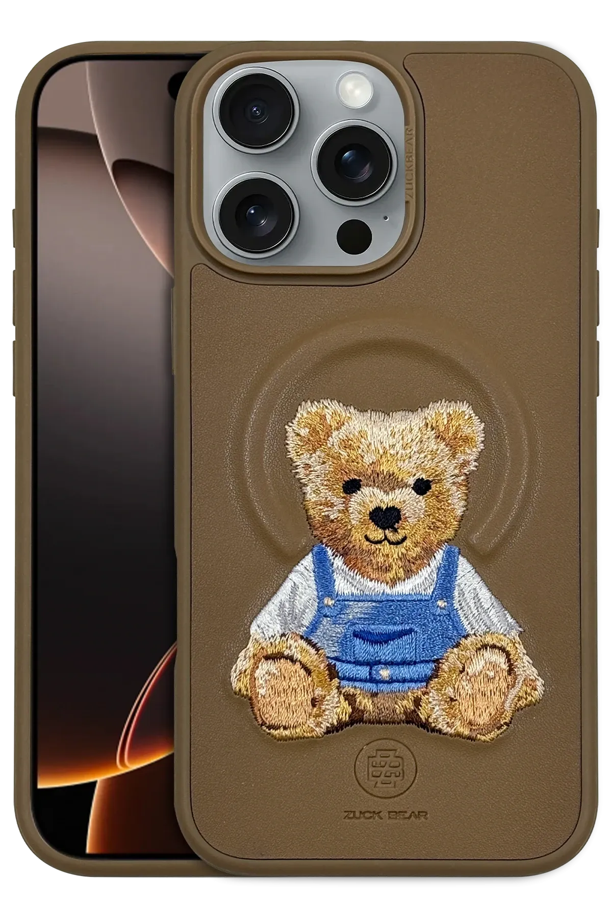 ZuckBear iPhone 16 Pro - 16 Pro Max Everley Magsafe Kapak - Gold