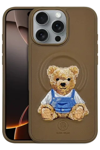 ZuckBear iPhone 16 Pro - 16 Pro Max Everley Magsafe Kapak - Gold