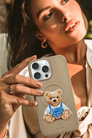 ZuckBear iPhone 16 Pro - 16 Pro Max Everley Magsafe Kapak - Gold