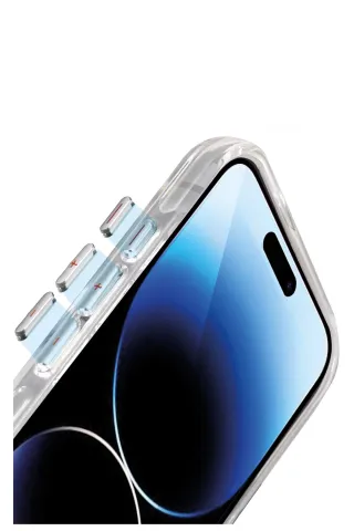 HDD iPhone 16 Pro - Max HBC-274 PC 2.0 Şeffaf Magsafe Kapak - Şeffaf gold