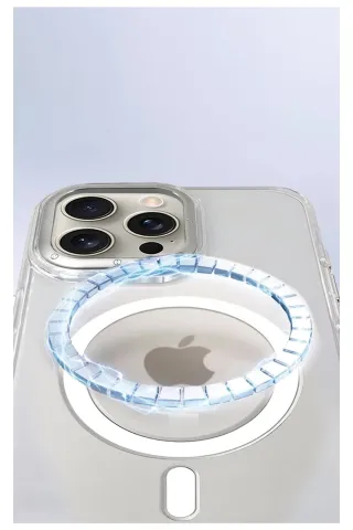 HDD iPhone 16 Pro - Max HBC-274 PC 2.0 Şeffaf Magsafe Kapak - Şeffaf gold