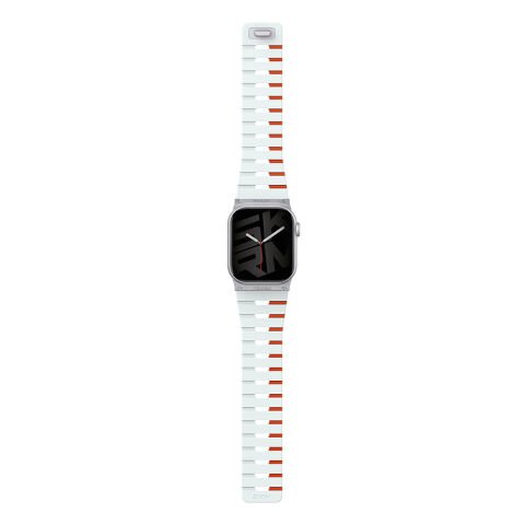 Apple Watch 7 41mm Skinarma Gemini Serisi TPU Magnetik Silikon Kordon