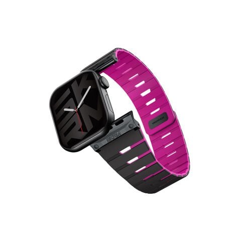 Apple Watch 7 41mm Skinarma Gemini Serisi TPU Magnetik Silikon Kordon