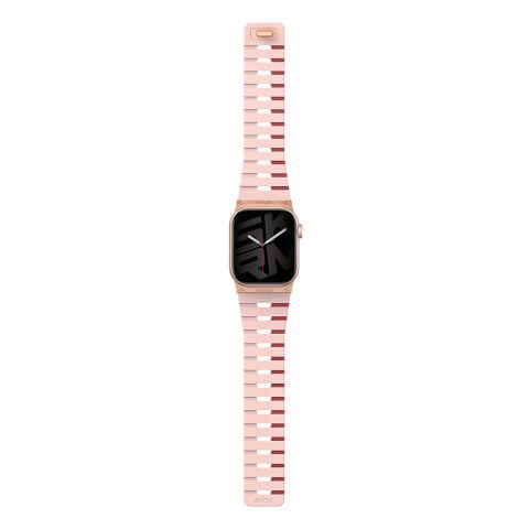 Apple Watch 7 41mm Skinarma Gemini Serisi TPU Magnetik Silikon Kordon