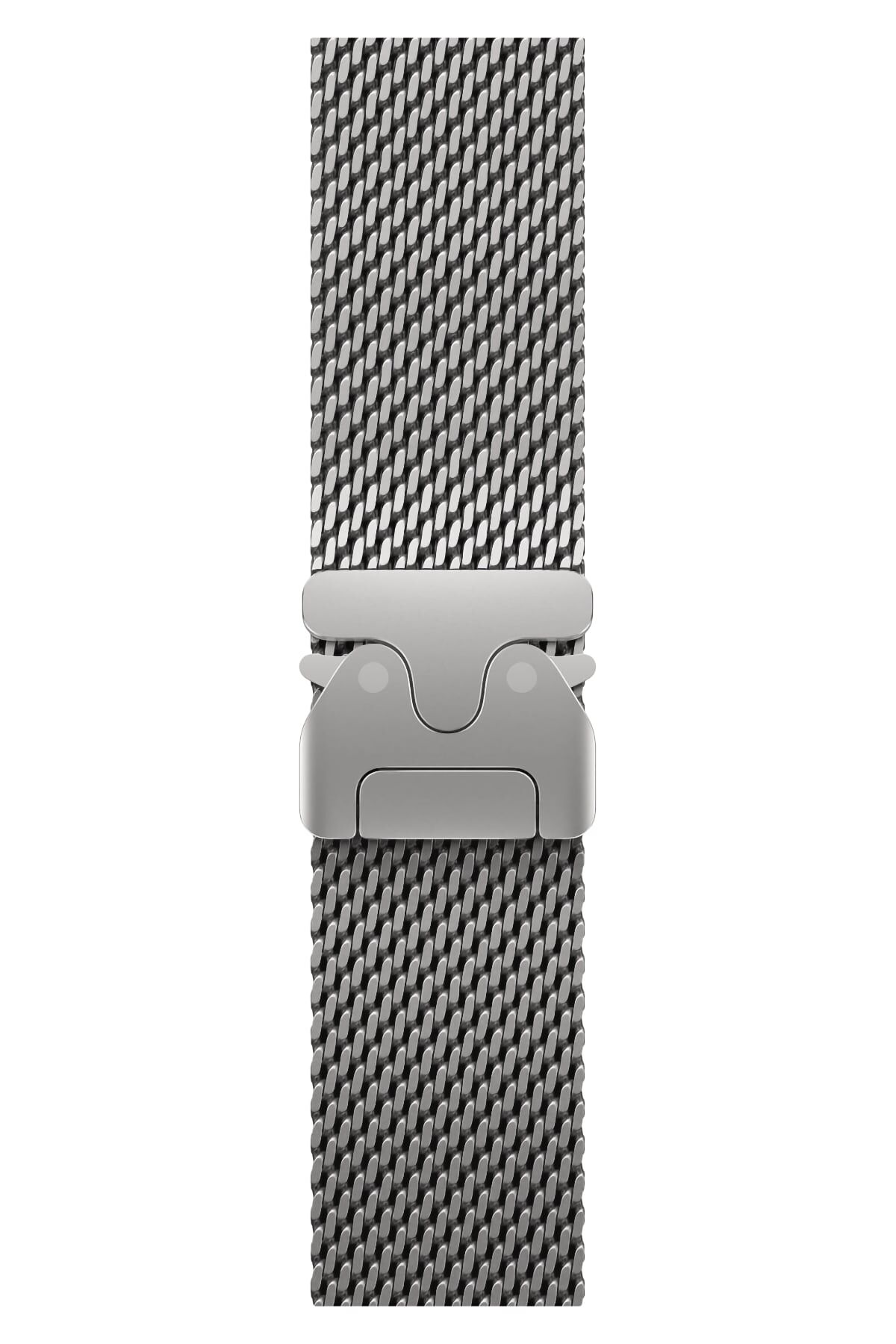 Apple Watch Ultra Uyumlu Kalın Örgü Milano Loop - Gümüş Gri