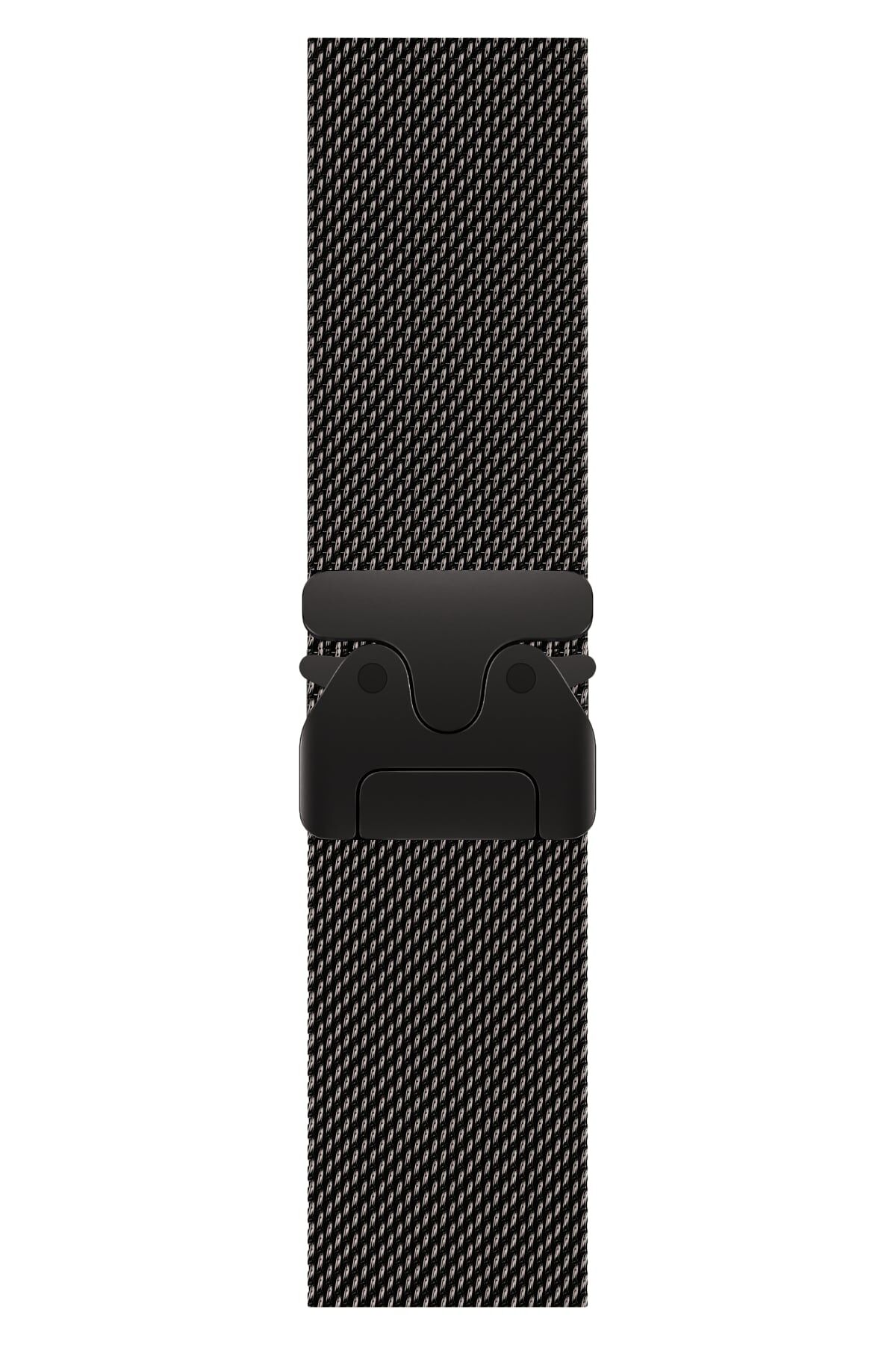 Apple Watch Ultra Uyumlu İnce Örgü Milano Loop - Siyah