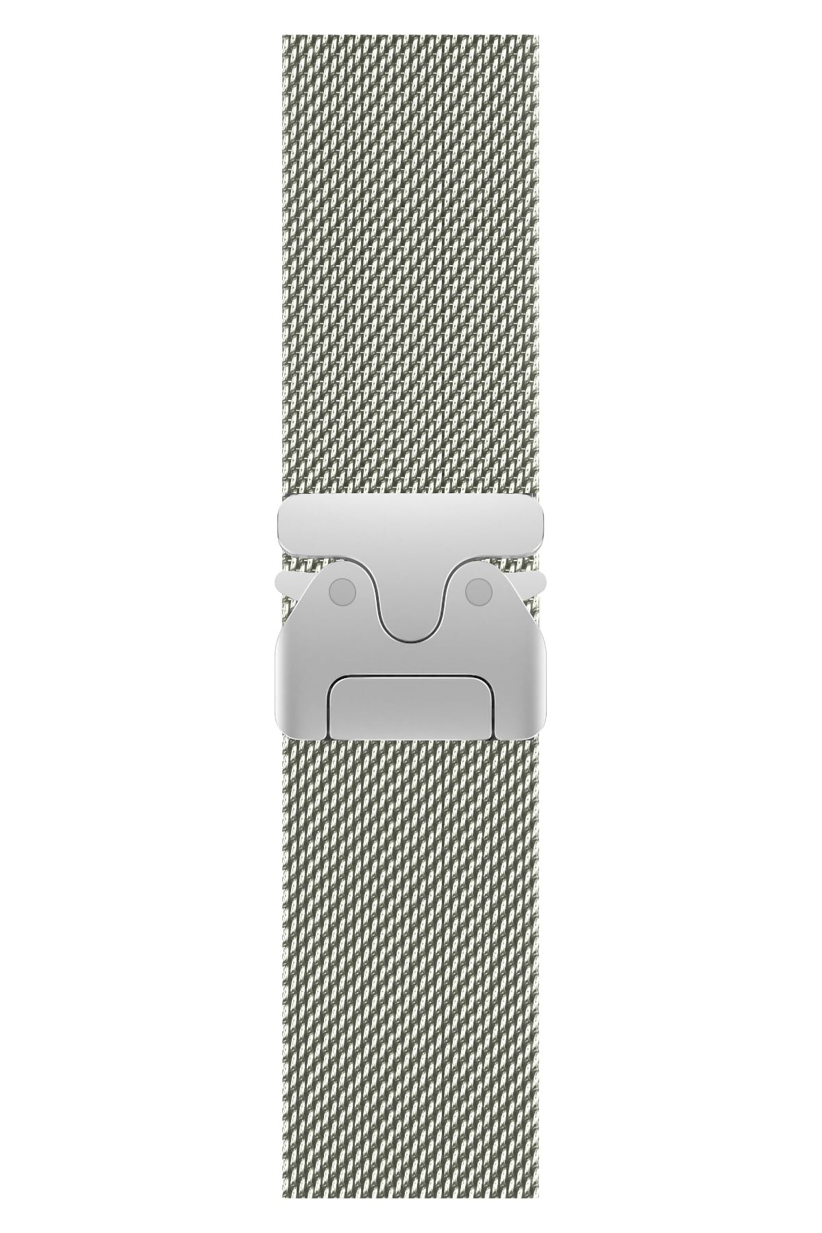 Apple Watch Ultra Uyumlu İnce Örgü Milano Loop - Gümüş Gri