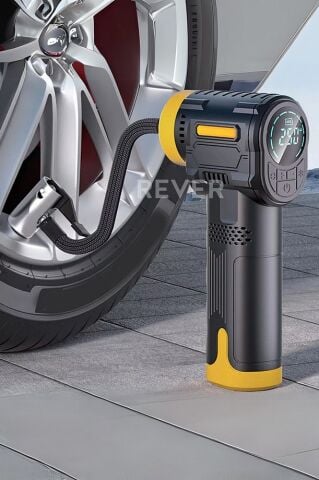 A6600 Şarjlı 3600 mAh Oto Araç Hava Kompresörü / Motosiklet / Scooter / Bisiklet Araç Lastik Pompası