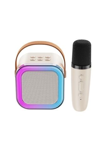 K12 Mikrofonlu  Karaoke Speaker MAVİ
