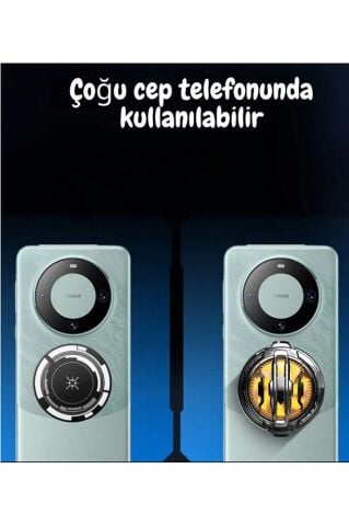 Telefon Tablet Soğutucu Fan 15w Power Radyatörlü Magsafe/manyetik Ve Klipsli Parmaklık Eldiven