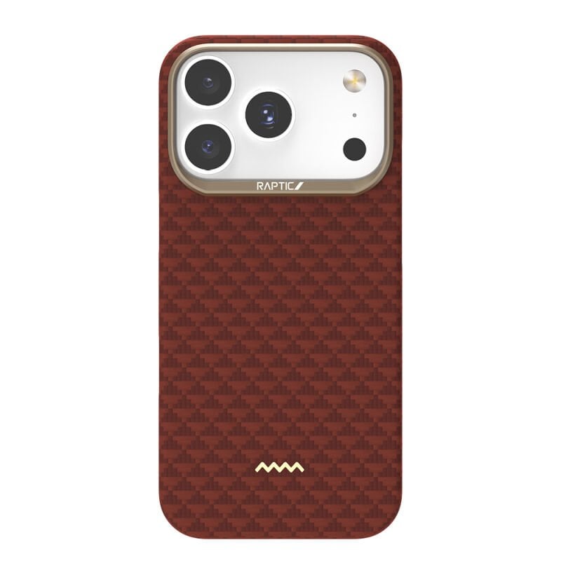 Apple iPhone 17 Pro Max Kılıf M-safe Şarj Özellikli Raptic Aramid Skin Origin Serisi Kapak İphone 17 Pro Max