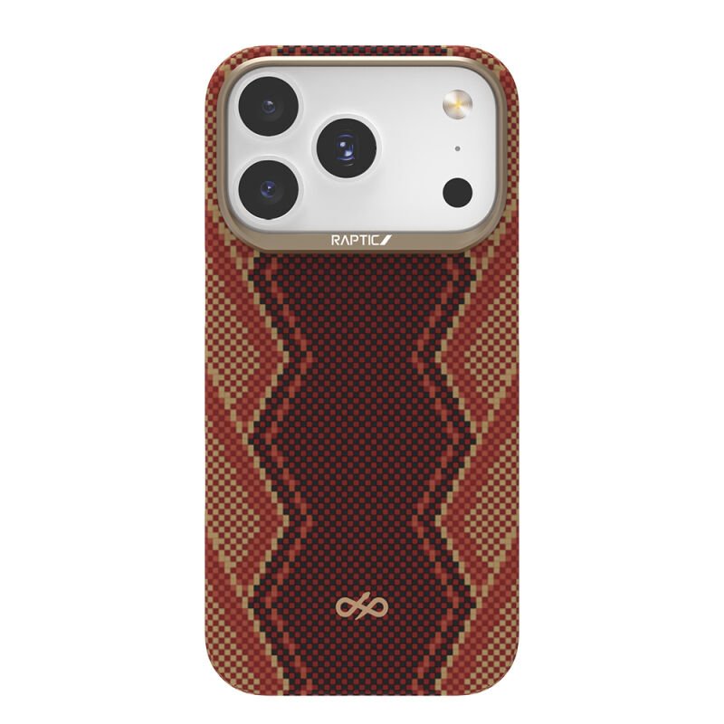 Apple iPhone 17 Pro Max Kılıf M-safe Şarj Özellikli Raptic Aramid Skin Bionic Serisi Kapak