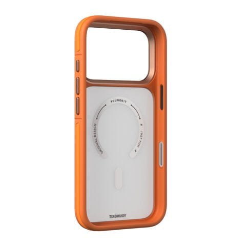 Apple iPhone 17 Pro Kılıf M-safe Şarj Özellikli Youngkit Rock Sand Serisi Kapak 17 Pro Max