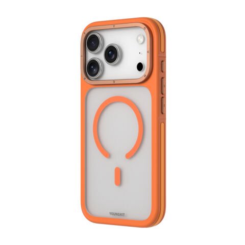 Apple iPhone 17 Pro Kılıf M-safe Şarj Özellikli Youngkit Rock Sand Serisi Kapak 17 Pro Max