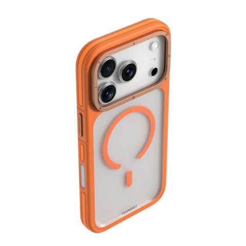 Apple iPhone 17 Pro Kılıf M-safe Şarj Özellikli Youngkit Rock Sand Serisi Kapak 17 Pro Max
