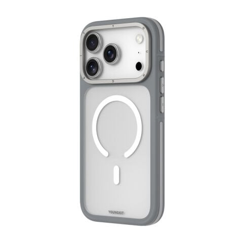 Apple iPhone 17 Pro Kılıf M-safe Şarj Özellikli Youngkit Rock Sand Serisi Kapak 17 Pro Max
