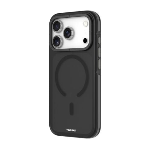 Apple iPhone 17 Pro Kılıf M-safe Şarj Özellikli Youngkit Rock Sand Serisi Kapak 17 Pro Max