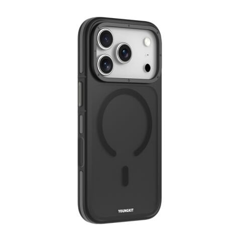 Apple iPhone 17 Pro Kılıf M-safe Şarj Özellikli Youngkit Rock Sand Serisi Kapak 17 Pro Max