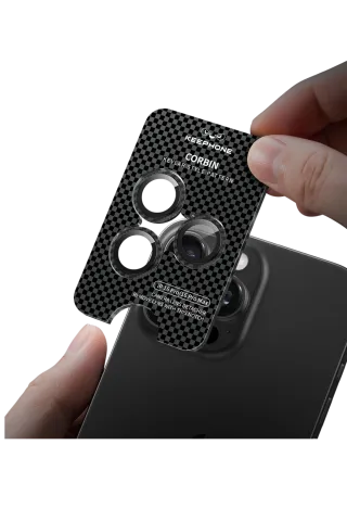 Keephone  Corbin Kamera Lens - Siyah 16 Pro Max