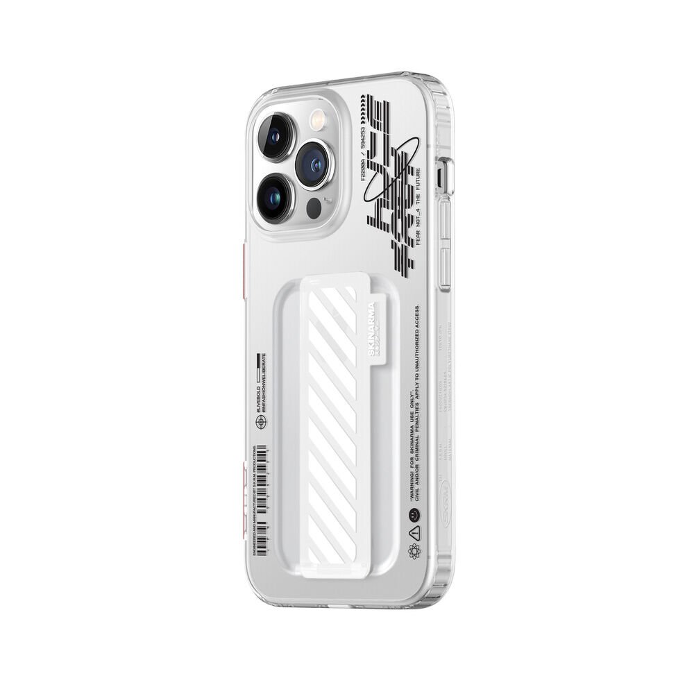 Apple iPhone 14 Pro Max Kılıf SkinArma Şeffaf Desenli Kaze Kapak şeffaf