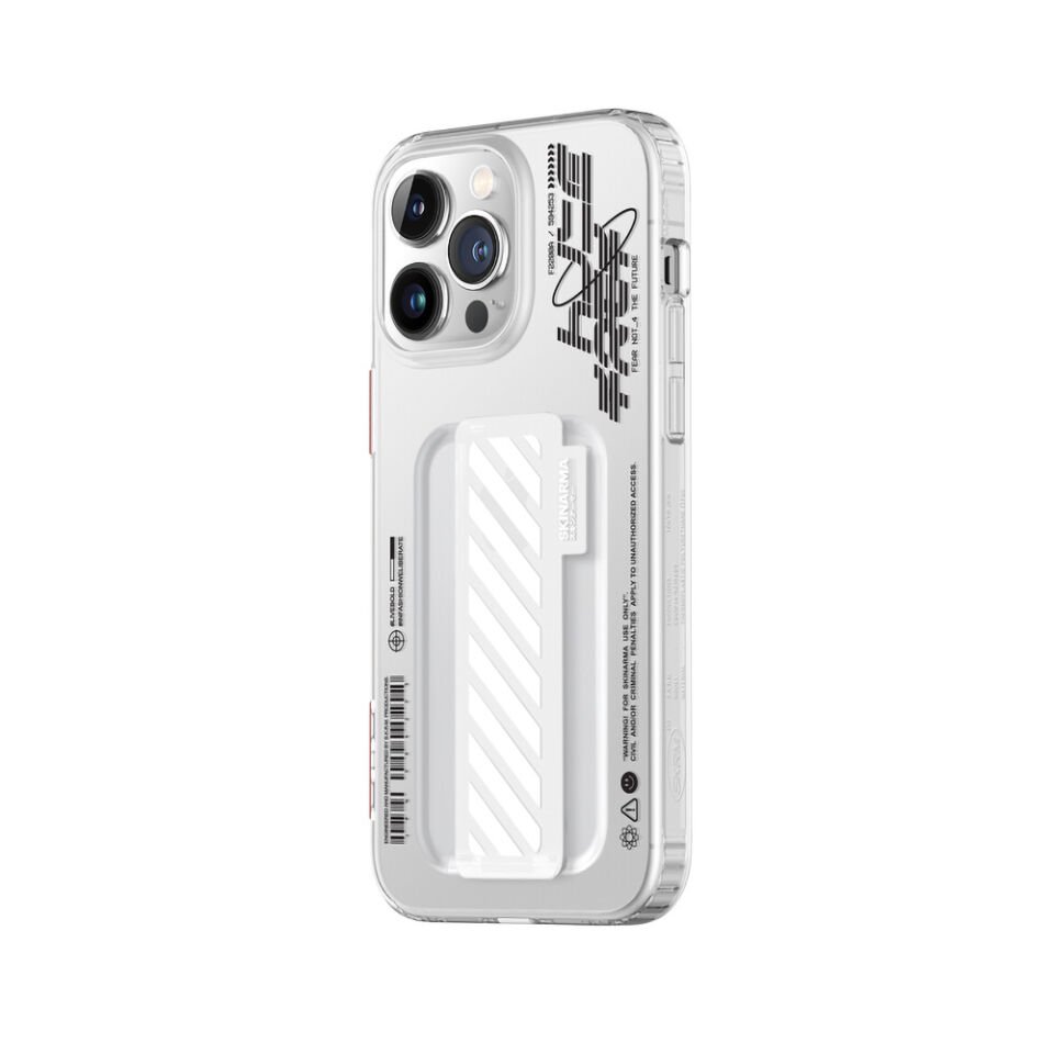 Apple iPhone 14 Pro Max Kılıf SkinArma Şeffaf Desenli Kaze Kapak şeffaf