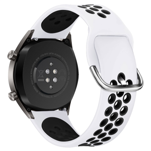 Huawei Ve Samsung Uyumlu 22 Mm Nike Spor Kordon Siyah Yeşil