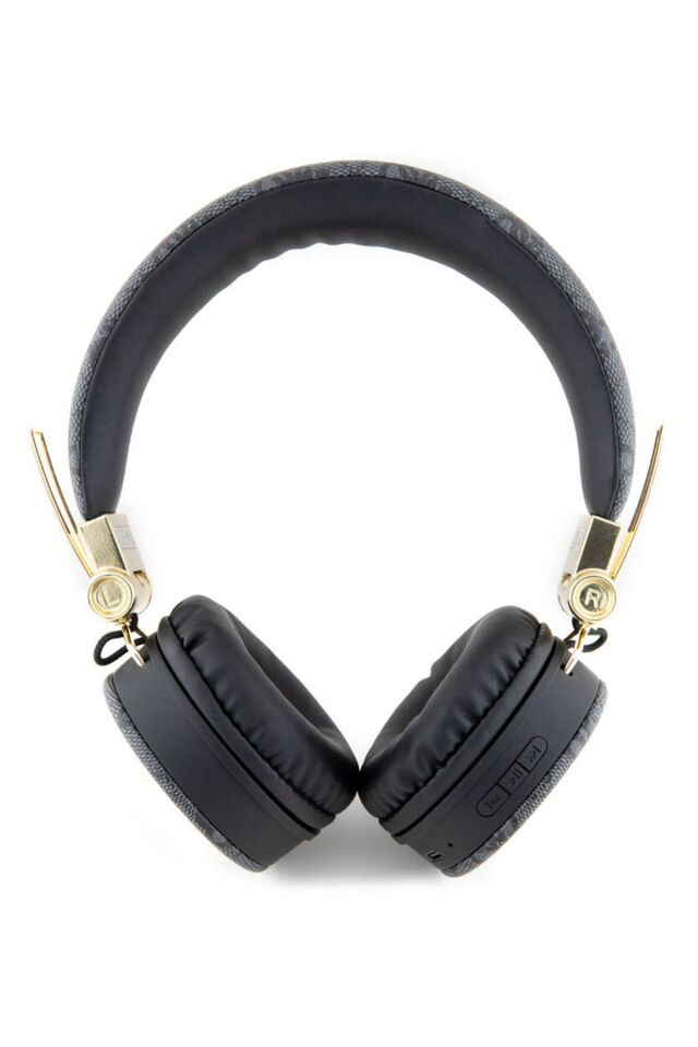 Guess Kulak Üstü Bluetooth 5.3 Kulaklık 4G Desenli Metal Logolu