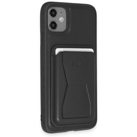 HDD iPhone 11 Kılıf HD Deri Luxury Magnet Kartvizitli Kapak