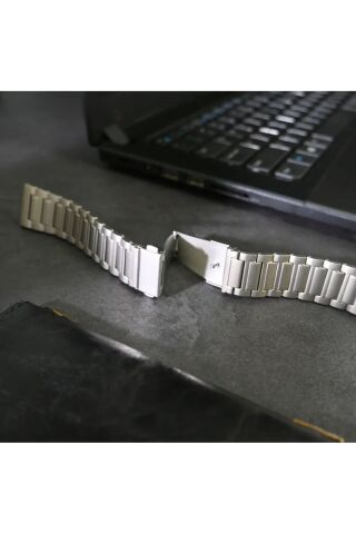Huawei Ve Samsung Uyumlu 22 Mm Metal Kordon