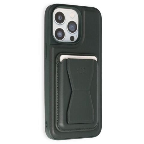 HDD iPhone 13 Pro Kılıf HD Deri Luxury Magnet Kartvizitli Kapak