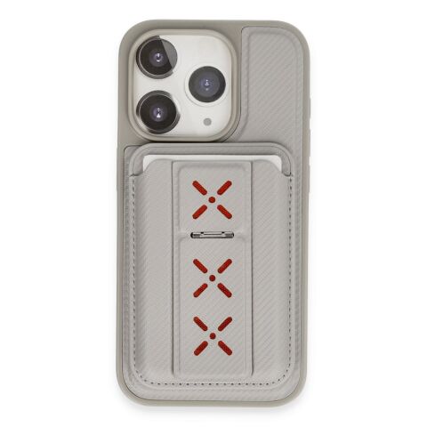 HDD iPhone 14 Pro Max HBC-258 Hamburg Magnet Kartvizitli Standlı Kapak