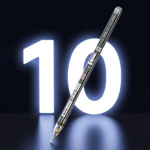 Wiwu Pencil W Pro Dijital Led Göstergeli Palm-Rejection Şeffaf Görünüm Tasarımlı Dokunmatik Çizim Kalemi