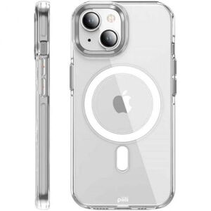 PİİLİ Iphone 15 Pro  Magsafe Uyumlu Crystal Şeffaf Sararmayan Plastik Kılıf