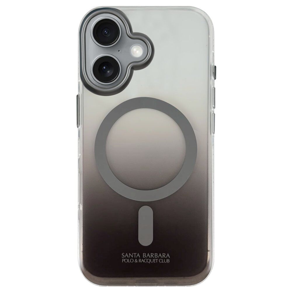 Santa Barbara Polo Racquet Club iPhone 16 Plus Augus Magsafe Kapak gri