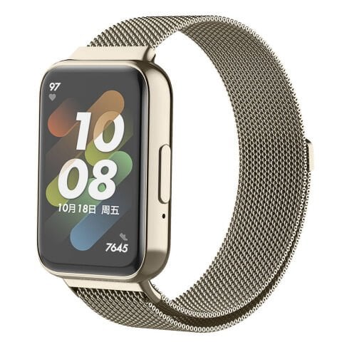 Samsung Galaxy Fit 3 Uyumlu Çelik Hasır Kordon