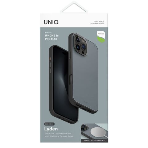 Uniq iPhone 16 Pro Max Lyden DS Magsafe Kapak Lacivert