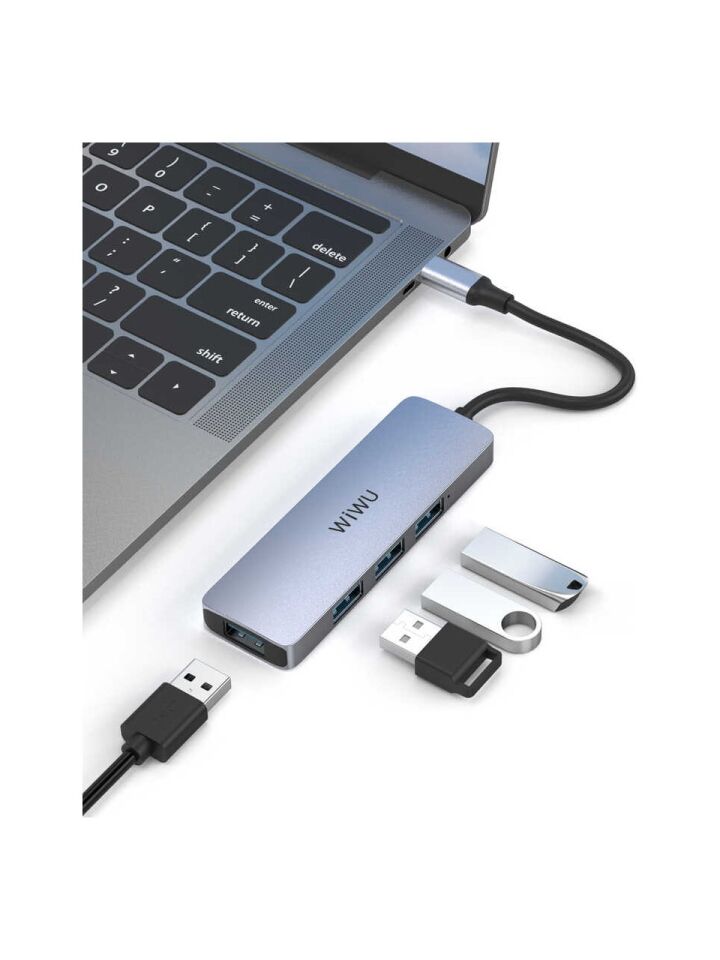 WIWU Alpha A440 Pro 4 In 1 Type-c Hub 4'lü Usb Çoğaltıcı